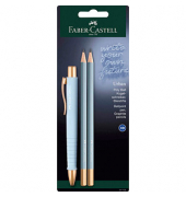 Kugelschreiber-Set Urban blau Schreibfarbe blau, 1 Set
