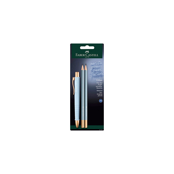 4005402411221 - Kugelschreiber-Set Urban blau Schreibfarbe blau 1 Set 4005402411221 Faber-Castell 4005402411221 - Kugelschreiber-Set Urban blau Schreibfarbe blau 1 Set 4005402411221 Faber-Castell