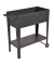 Hochbeet VIOLETTA Metall anthrazit rechteckig 82,0 x 80,0 cm