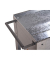 Pflanzkübel LAVANDIA Metall silber rechteckig 75,0 x 80,0 cm