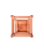 Pflanzenständer MARCO 4 Holz braun quadratisch 30,0 x 60,0 cm