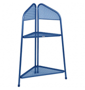 Eckregal Ekko blau 48,0 x 27,0 x 100,0 cm
