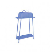 Balkonregal Shelfo blau 65,5 x 27,0 x 105,5 cm