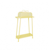 Balkonregal Shelfo gelb 65,5 x 27,0 x 105,5 cm