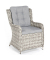 Gartenstuhl mit Armlehnen Sunny Smart Lincoln taupe, Metall
