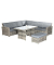 Loungegruppe Sunny Smart Toledo grau, taupe Kunststoff, Metall, 6-teilig