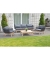 Loungegruppe Sunny Smart Bridgeport dunkelgrau, natur Metall, 14-teilig