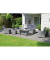 Sitzgruppe Sunny Smart Roseville dunkelgrau, antikgrau Kunststoff, Metall, 14-teilig