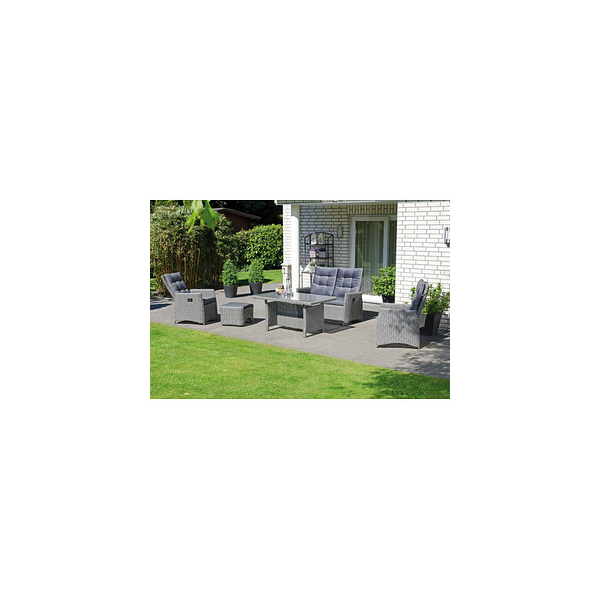 4028041999721 - Sonnenpartner - SunnySmart 5-teilige Loungegruppe Roseville Aluminium mit Kunststoffgeflecht rustic-vintage 4028041999721 - Sonnenpartner - SunnySmart 5-teilige Loungegruppe Roseville Aluminium mit Kunststoffgeflecht rustic-vintage