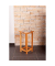 Pflanzenständer MAX 2 Holz braun quadratisch 30,0 x 60,0 cm