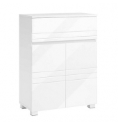 Badschrank weiß 60,0 x 30,0 x 80,0 cm