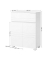 Badschrank weiß 60,0 x 30,0 x 80,0 cm
