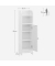 Badschrank weiß 18,0 x 20,0 x 80,0 cm