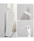 Badschrank weiß 18,0 x 20,0 x 80,0 cm