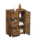 Badschrank braun 60,0 x 30,0 x 80,0 cm