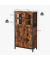 Aktenschrank, LSC260B01 braun 2 Fachböden 60,0 x 30,0 x 108,0 cm