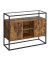 Sideboard, LSC014B01 braun 100,0 x 35,0 x 80,5 cm