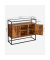 Sideboard, LSC014B01 braun 100,0 x 35,0 x 80,5 cm