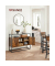 Sideboard, LSC014B01 braun 100,0 x 35,0 x 80,5 cm