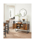 Sideboard, LSC014B01 braun 100,0 x 35,0 x 80,5 cm