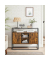 Sideboard, LSC014B01 braun 100,0 x 35,0 x 80,5 cm
