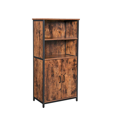 Regalschrank, LSC66BX braun 60,0 x 35,0 x 124,5 cm