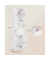 Badschrank weiß 30,0 x 30,0 x 170,0 cm