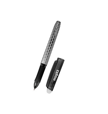 ONLINE magiXX Classic Gelschreiber schwarzsilber 0,7 mm, Schreibfarbe: schwarz