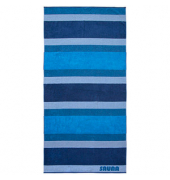 Saunatuch XL Stripe blau 100,0 x 200,0 cm