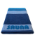 Saunatuch XL Stripe blau 100,0 x 200,0 cm