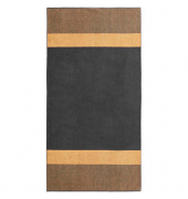 Saunatuch XL Two-Tone Stripe gelb 100,0 x 200,0 cm