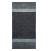 Saunatuch XL Two-Tone Stripe grau 100,0 x 200,0 cm