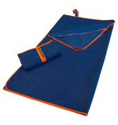 Mikrofaser Handtuch mit Reißverschluss marine 60,0 x 120,0 cm