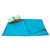 Mikrofaser Handtuch mit Reißverschluss mint 80,0 x 180,0 cm
