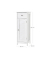 Badschrank BBC43WT weiß 32,0 x 30,0 x 87,0 cm