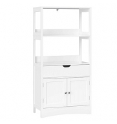 Badschrank BBC64WT weiß 60,0 x 32,5 x 122,0 cm