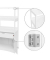Badschrank BBC64WT weiß 60,0 x 32,5 x 122,0 cm