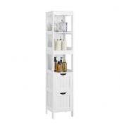 Badschrank BBC66WT weiß 30,0 x 30,0 x 141,5 cm