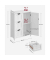 Badschrank BBC49WT weiß 60,0 x 30,0 x 81,0 cm