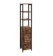 Regalschrank, LSC37BX braun 37,0 x 30,0 x 167,0 cm