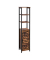Regalschrank, LSC37BX braun 37,0 x 30,0 x 167,0 cm