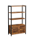 Sideboard, LSC75BXV1 braun 70,0 x 30,0 x 121,5 cm