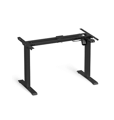 höhenverstellbares Schreibtischgestell schwarz ohne Tischplatte, C-Fuß-Gestell schwarz 110,0 - 155,0 x 60,0 cm