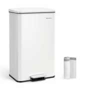 Mülleimer 40,0 l weiß