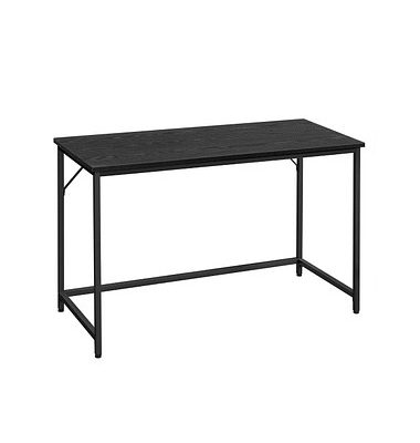 Schreibtisch, 76cm (H), 120x60cm (BxT), rechteckig, schwarz / schwarz