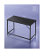 Schreibtisch, 76cm (H), 120x60cm (BxT), rechteckig, schwarz / schwarz