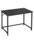 Schreibtisch, 76cm (H), 100x50cm (BxT), rechteckig, schwarz / schwarz