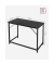 Schreibtisch, 76cm (H), 100x50cm (BxT), rechteckig, schwarz / schwarz