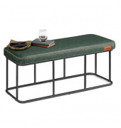 Sitzbank LOM073C01 waldgrün Kunstleder 120,0 cm