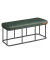 Sitzbank LOM073C01 waldgrün Kunstleder 120,0 cm